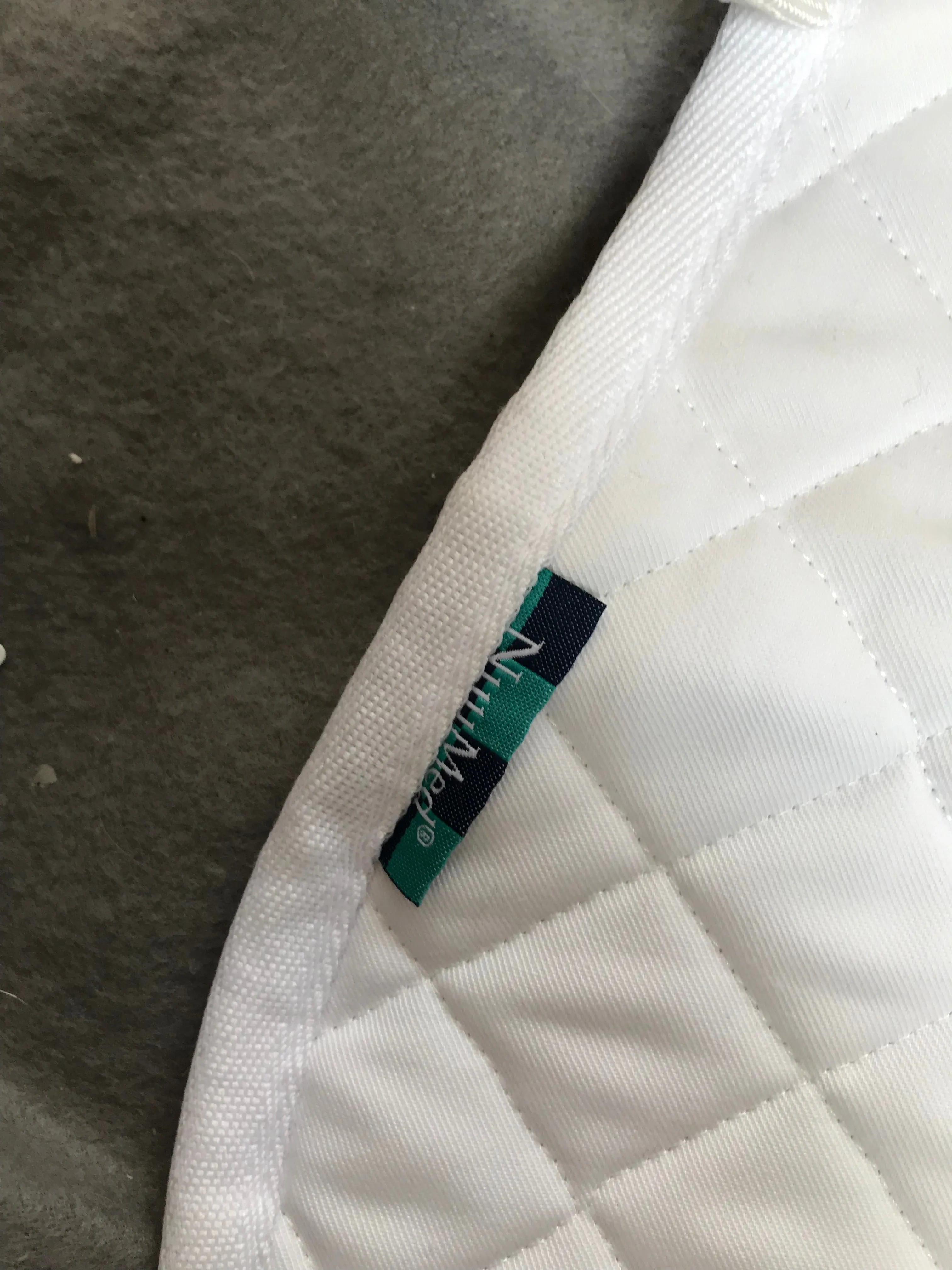 New white griffin hiwither saddle cloth FREE POSTAGE*
