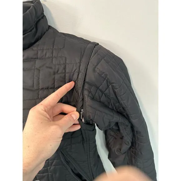 Nike ACG 3 Quilted Puffer Jacket Black Convertible 3 Outer Layer Size Medium