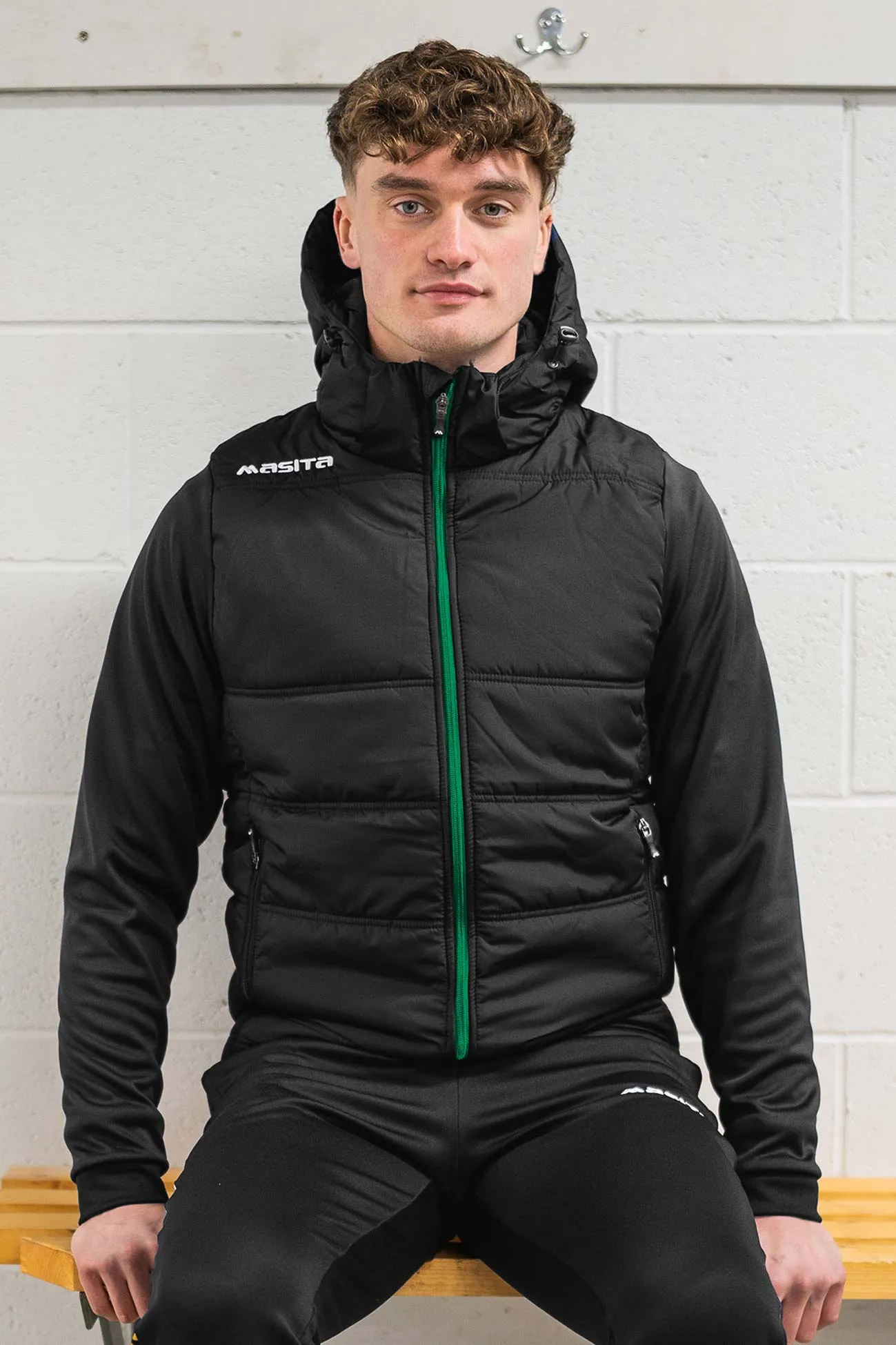 Nova Padded Jacket Black/Green