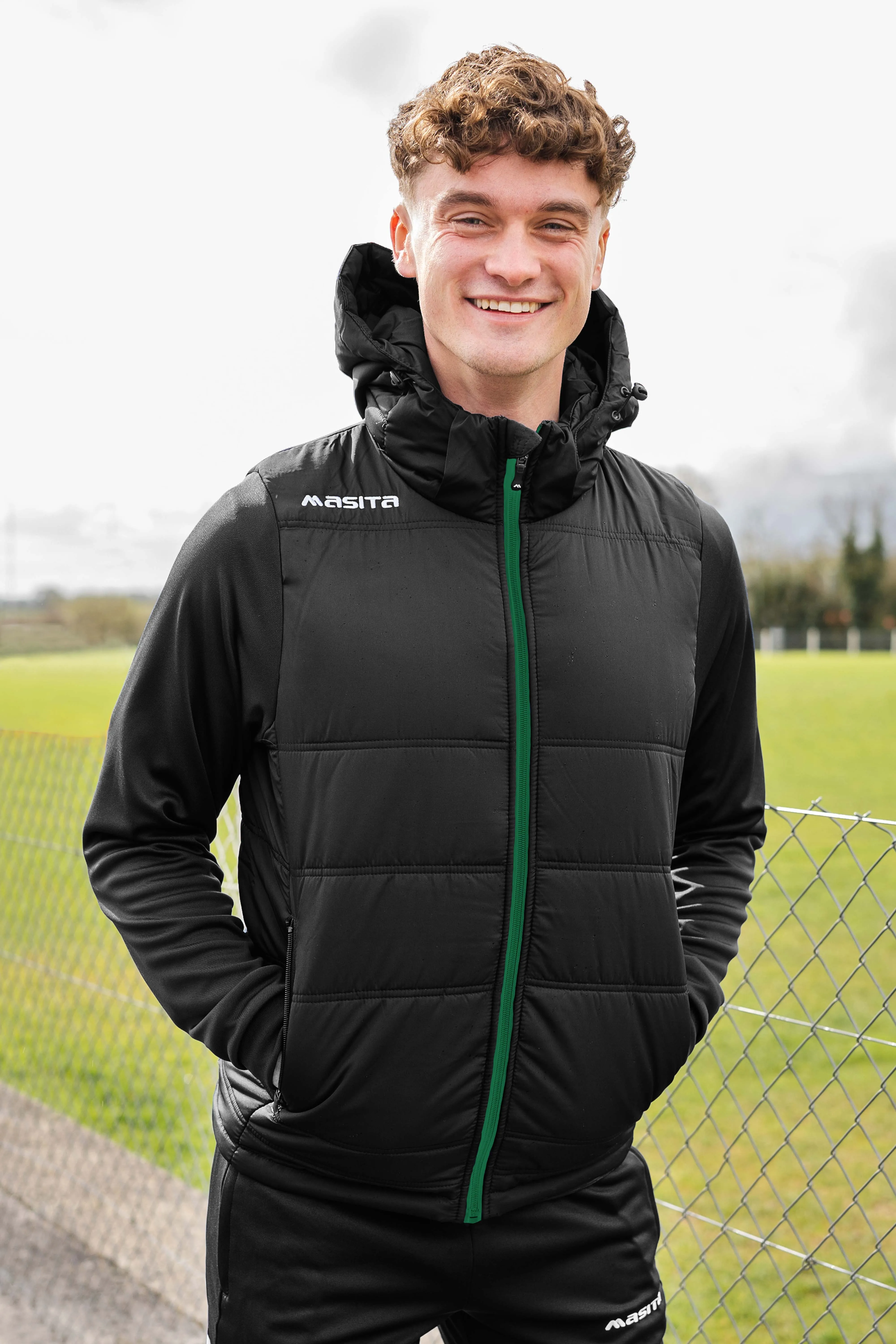 Nova Padded Jacket Black/Green