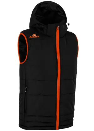 Nova Sleeveless Gilet Black/Orange Adult