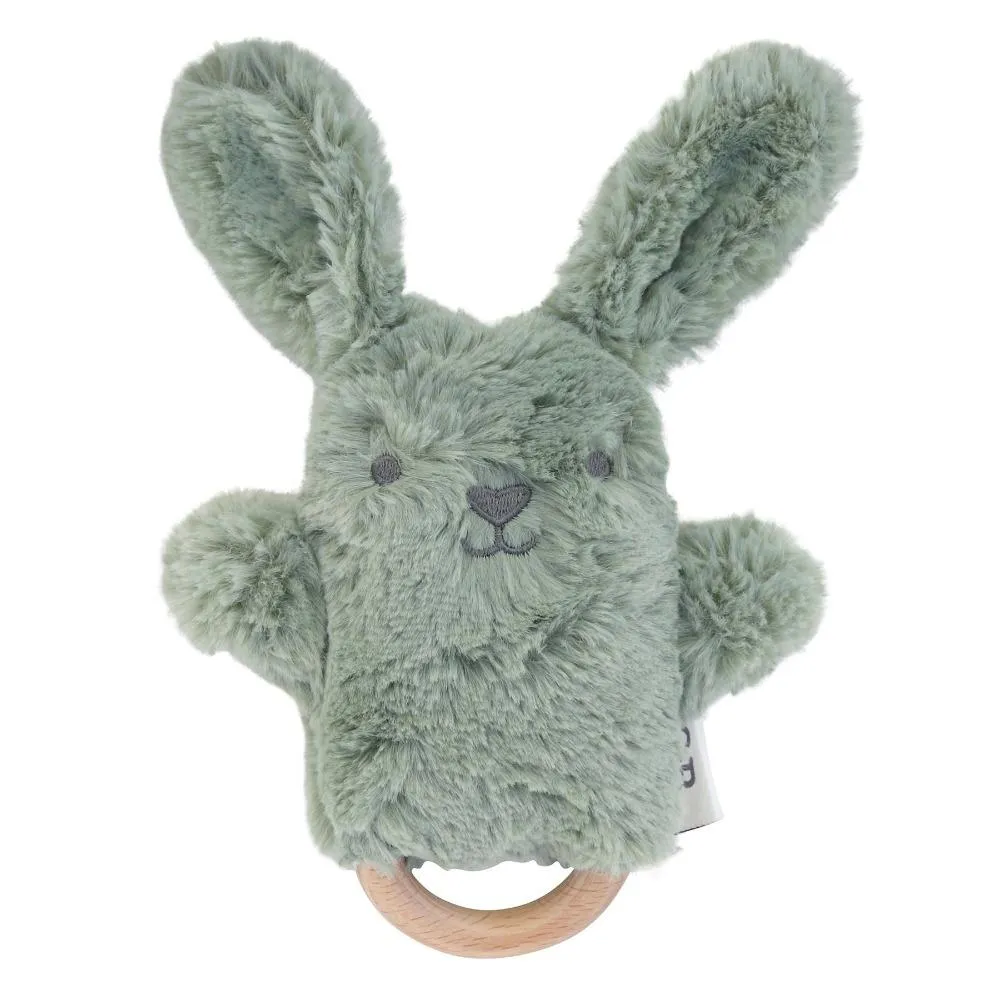 O.B Designs Beau Bunny Rattle & Teething Ring