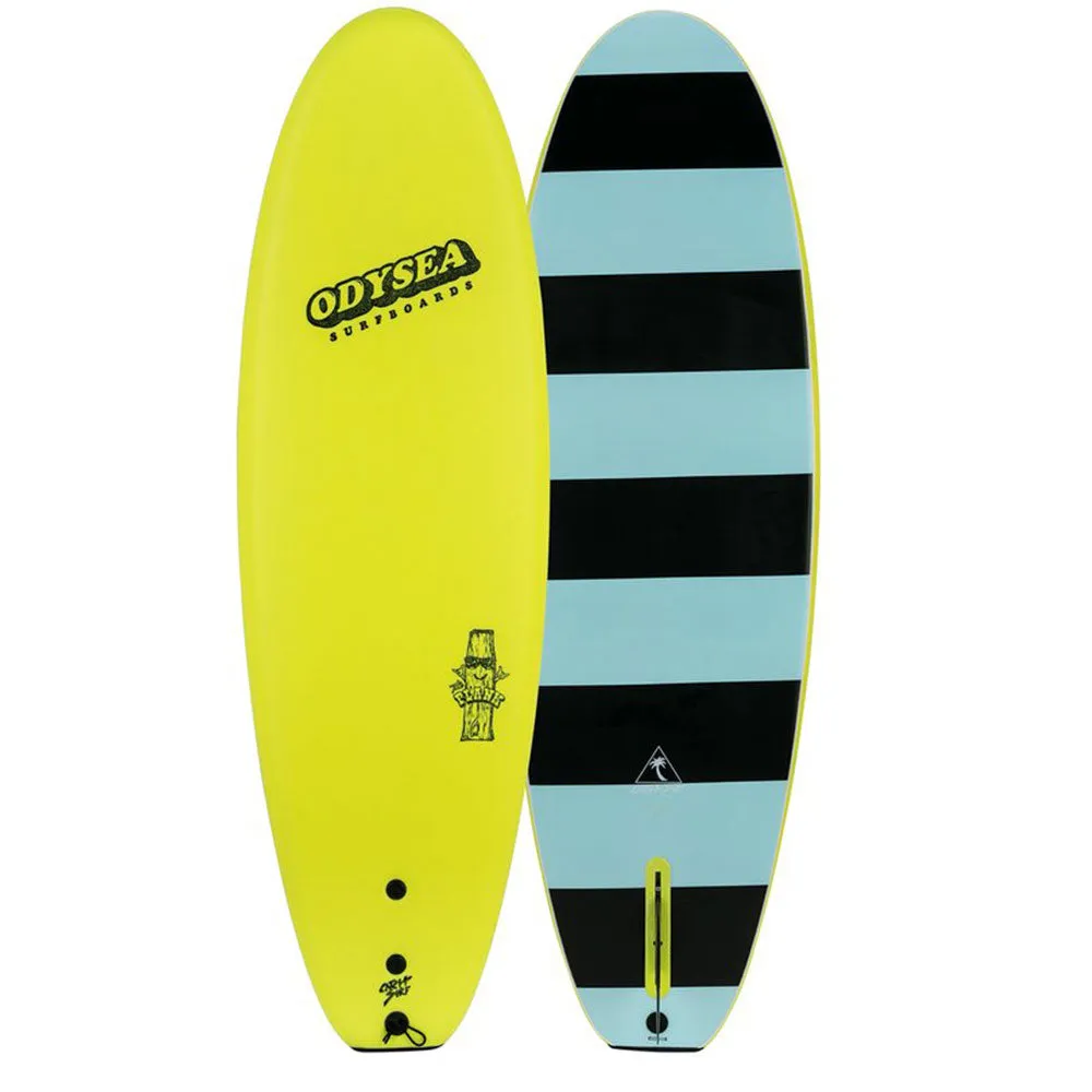 ODYSEA Plank 6'0 Soft Single Fin Surfboard - Lemon Yellow