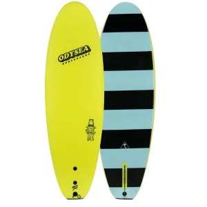 ODYSEA Plank 6'0 Soft Single Fin Surfboard - Lemon Yellow