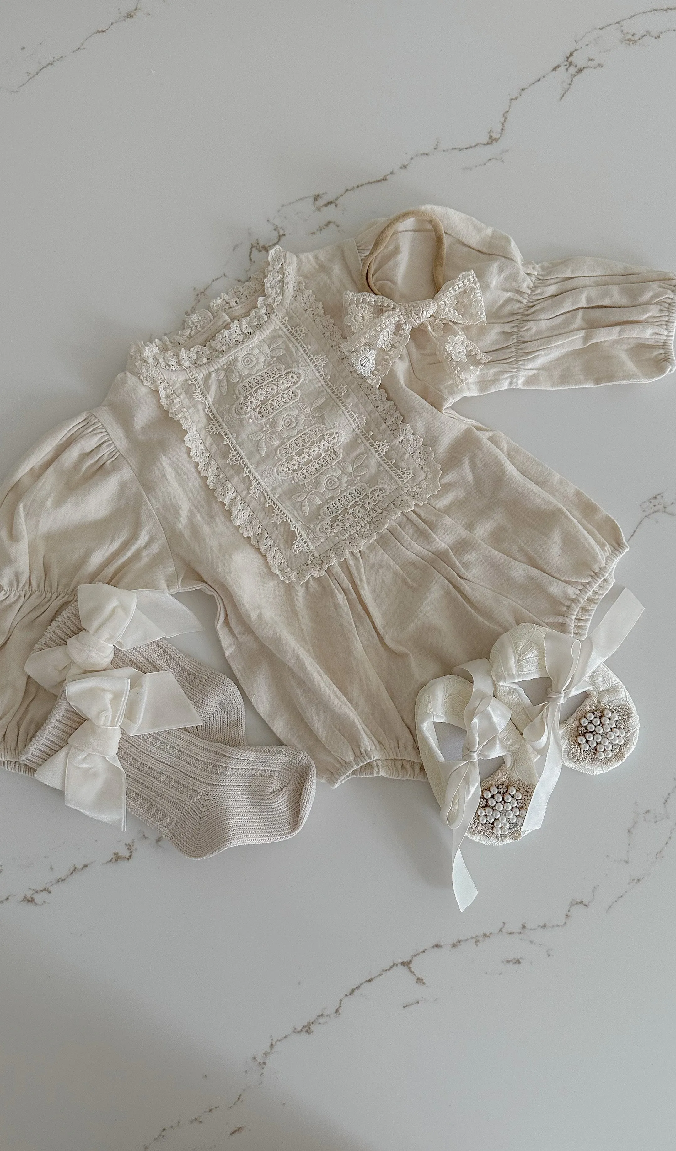 Olivia Textured Romper