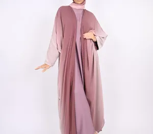 Ombre Pink - Glitter Abaya Set