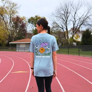 Outrun the Rain Women’s Heavy Blue Tee