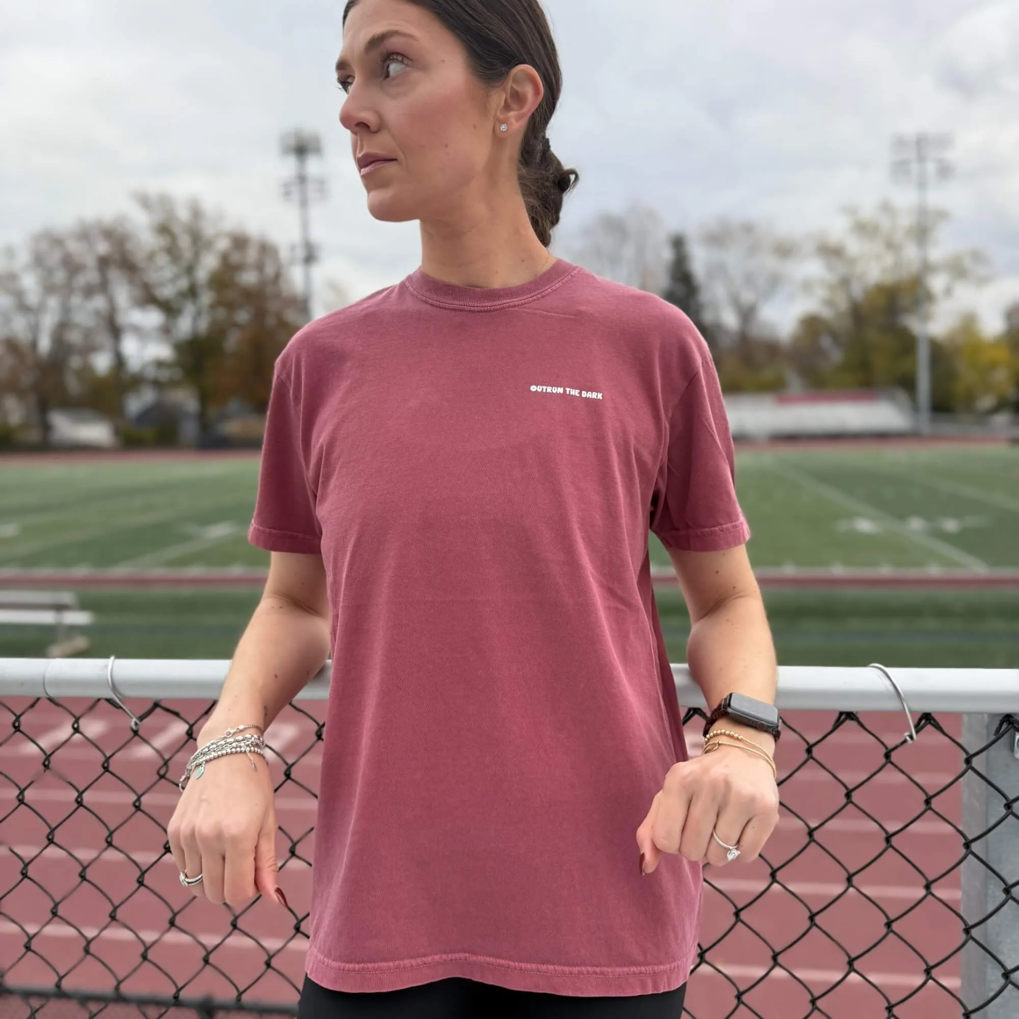 Outrun the Rain Women’s Heavy Tee