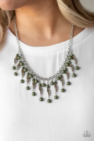 Paparazzi Accessories - Earth Conscious - Green Necklace