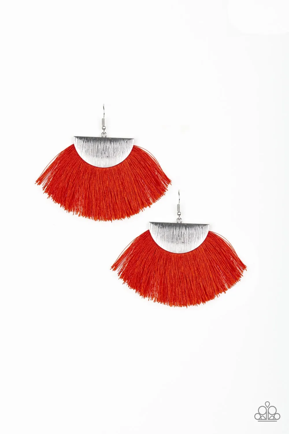 Paparazzi Fox Trap Earrings Red