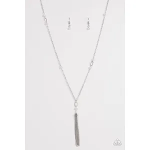 Paparazzi  Vienna Voyage -Pink Necklace & Earrings Set