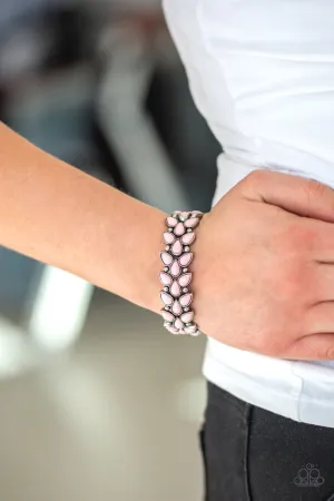 Paparazzi - Vintage Venture - Pink Bracelet
