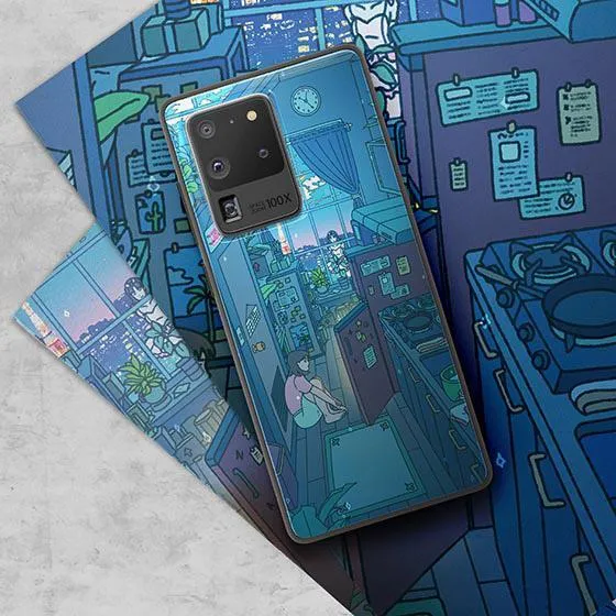 Perfect Blue LED Case for Samsung