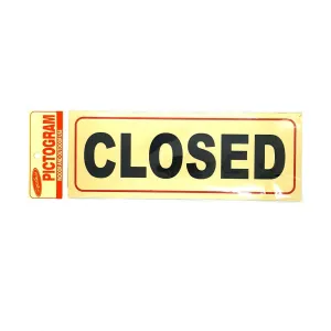 Pictogram - CLOSED (Signage)