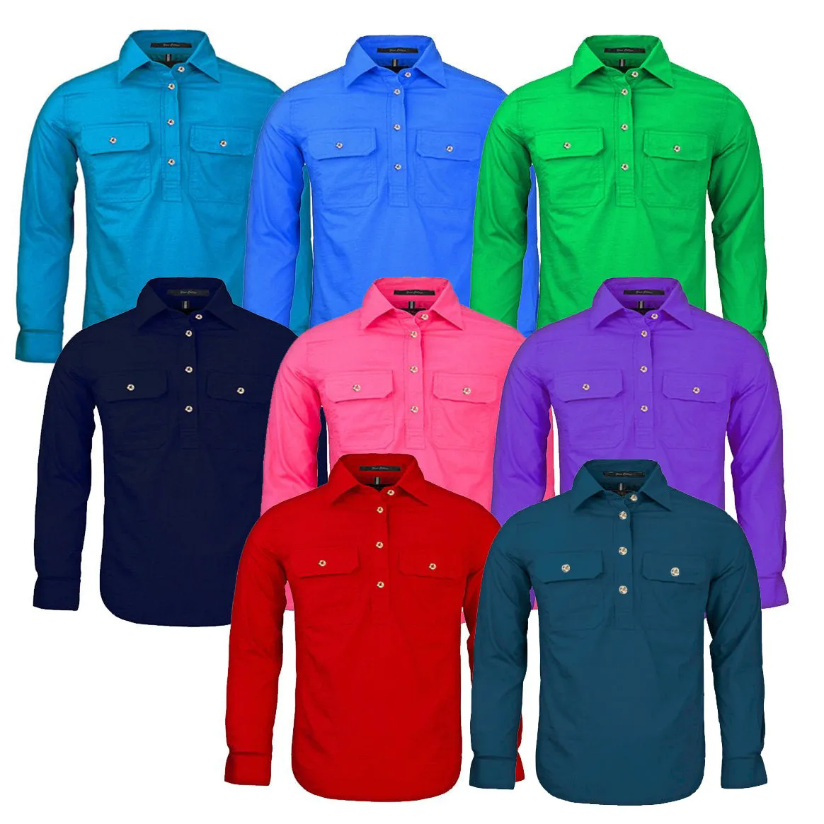 Pilbara Kids Closed Front Shirt