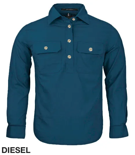 Pilbara Kids Closed Front Shirt