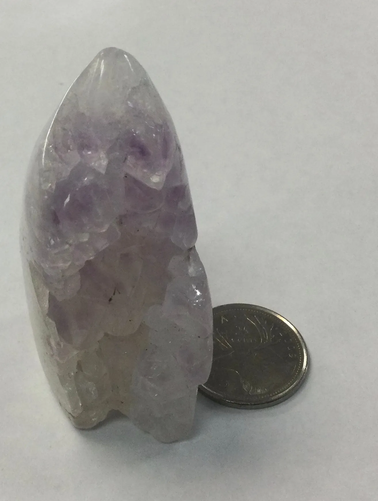Pink Amethyst Semi Polished Freeform Cluster