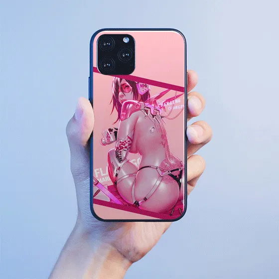 Pink Flamingo LED Case for iPhone