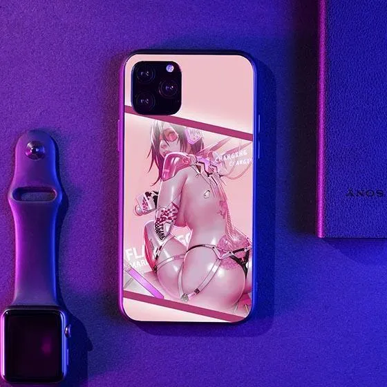 Pink Flamingo LED Case for iPhone