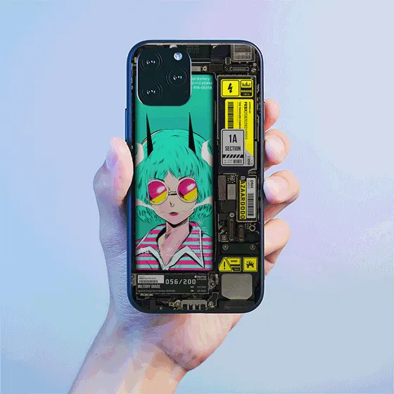 Pixie Haircut Industrial LED Case for iPhone