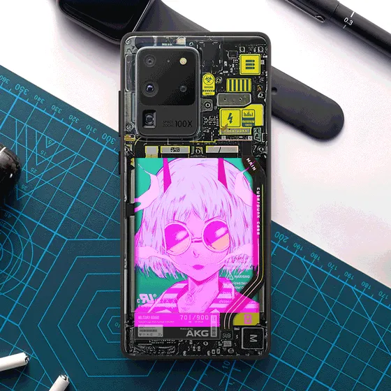 Pixie Haircut Industrial LED Case for Samsung