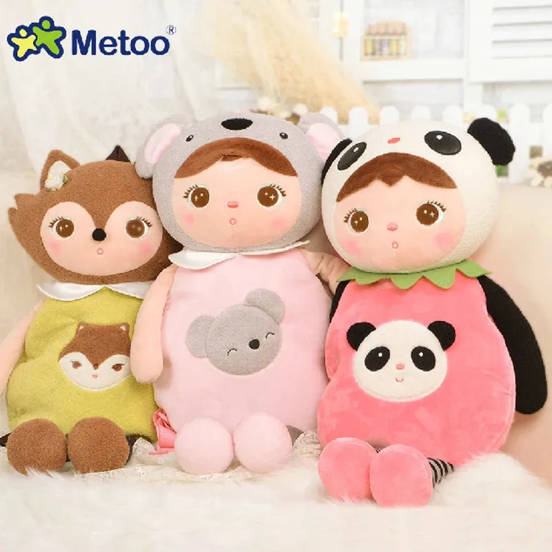 Plush Backpack Metoo Doll Soft Toys For Girl Baby Cute Cartoon Stuffed Animals For Kid Child School Shoulder Bag In Kindergarten