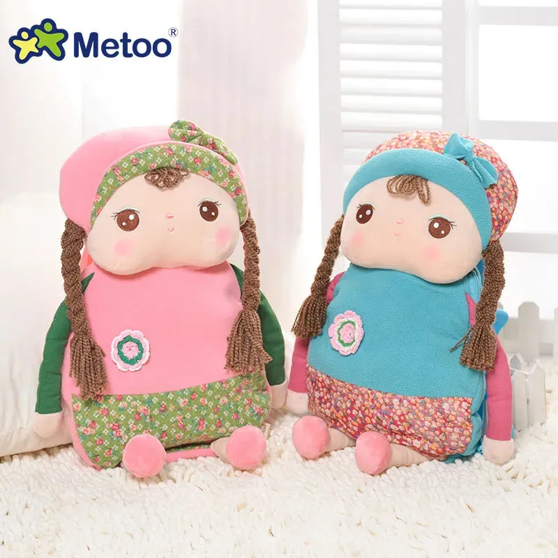 Plush Backpack Metoo Doll Soft Toys For Girl Baby Cute Cartoon Stuffed Animals For Kid Child School Shoulder Bag In Kindergarten
