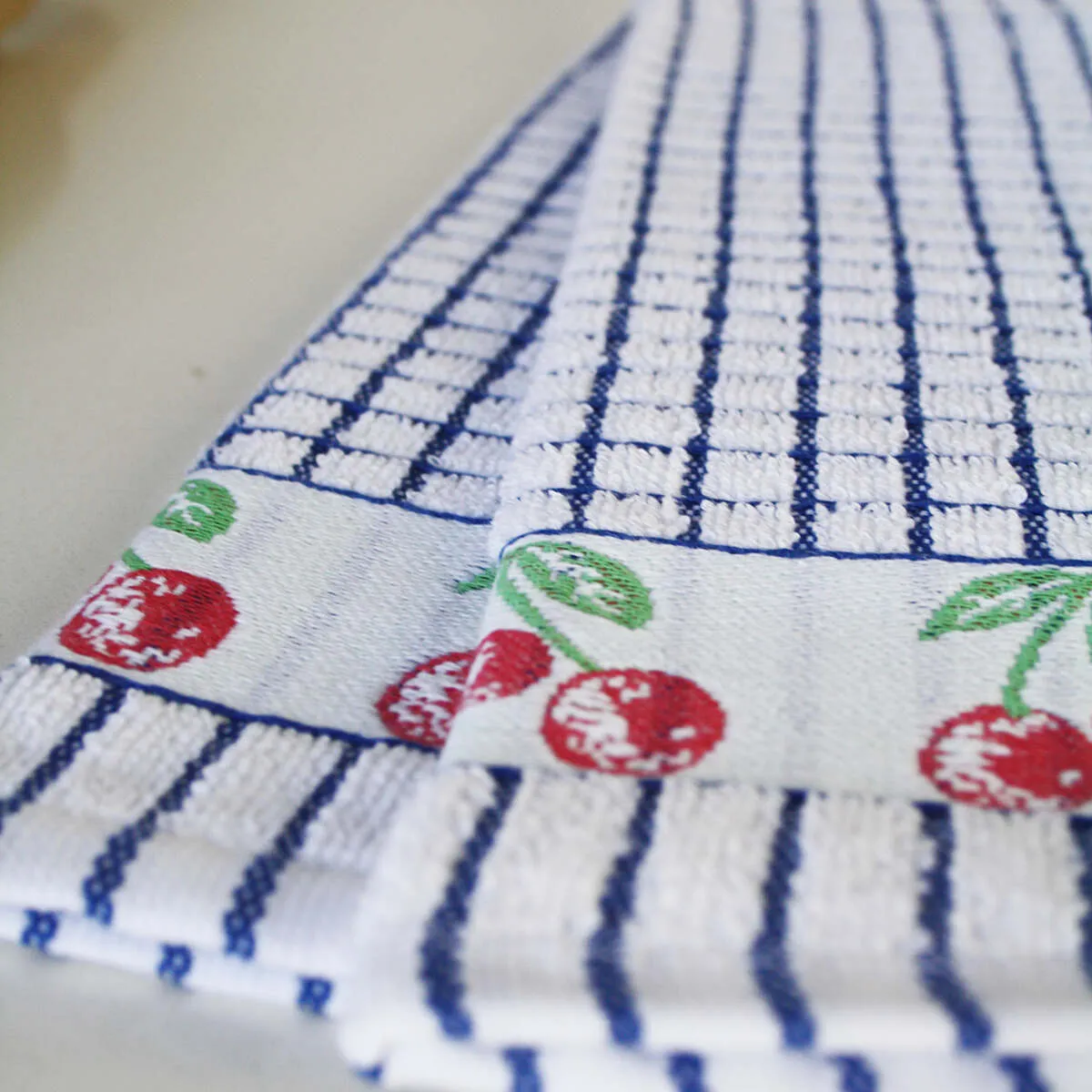 Poli-Dri Jacquard Cherries Tea Towel
