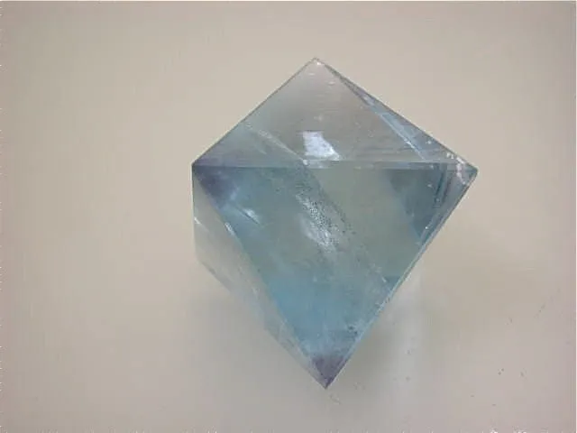 Polished Fluorite, Denton Mine attr., Southern Illinois, Kalaskie Collection #42-306, Miniature 3.5 cm on edge, $125.  Online 11/9.