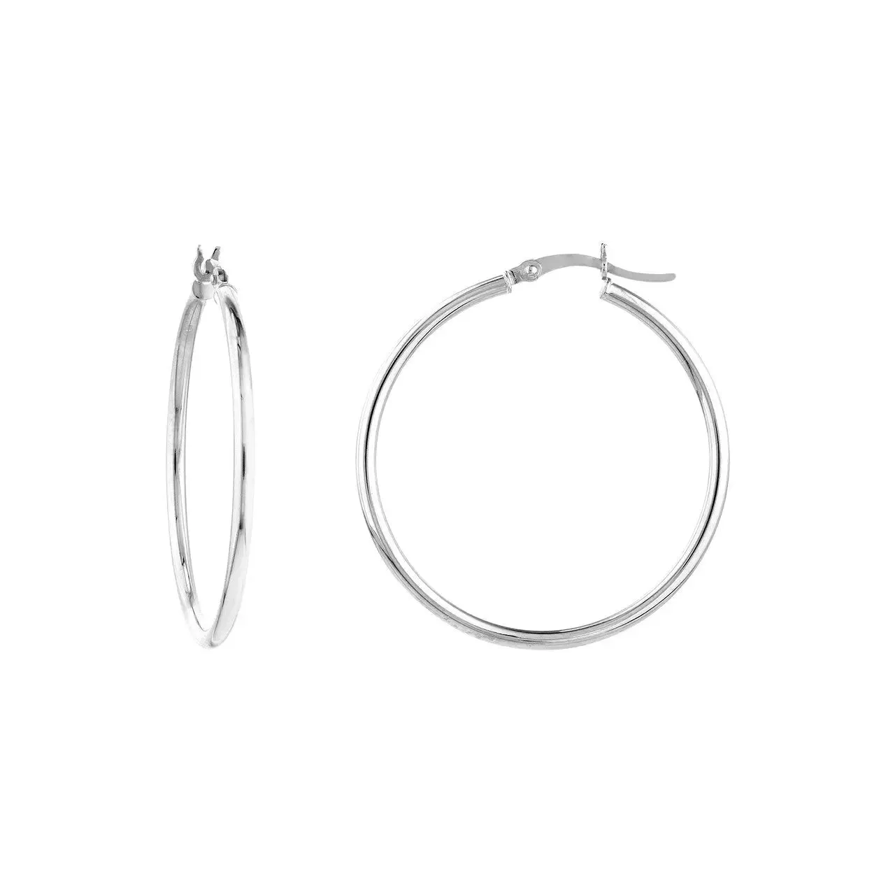 Polished Hoop Earrings
