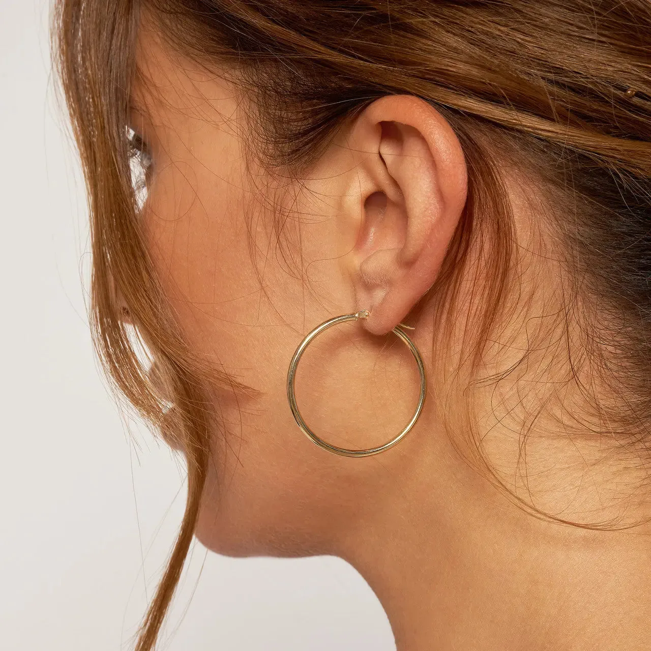 Polished Hoop Earrings
