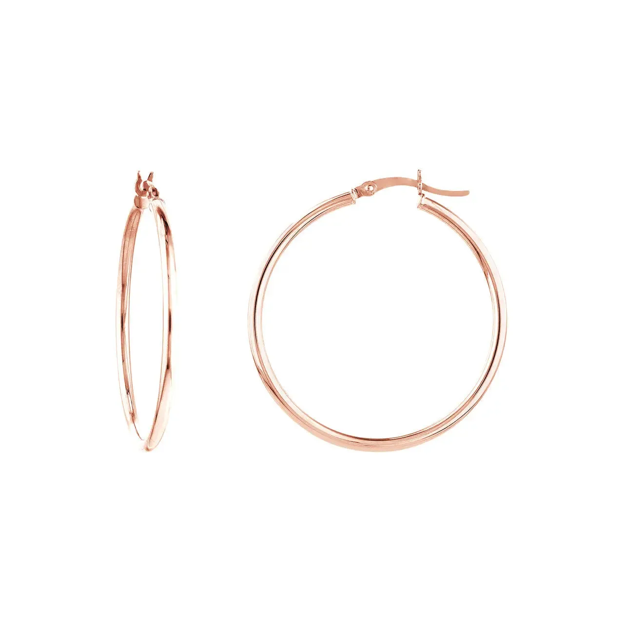 Polished Hoop Earrings