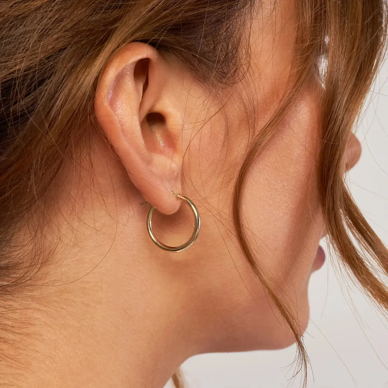 Polished Hoop Earrings