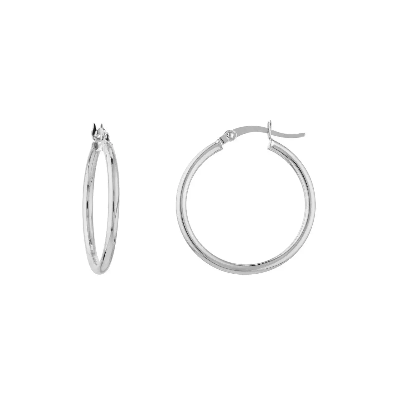 Polished Hoop Earrings