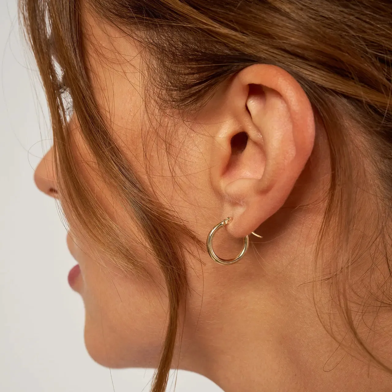 Polished Hoop Earrings