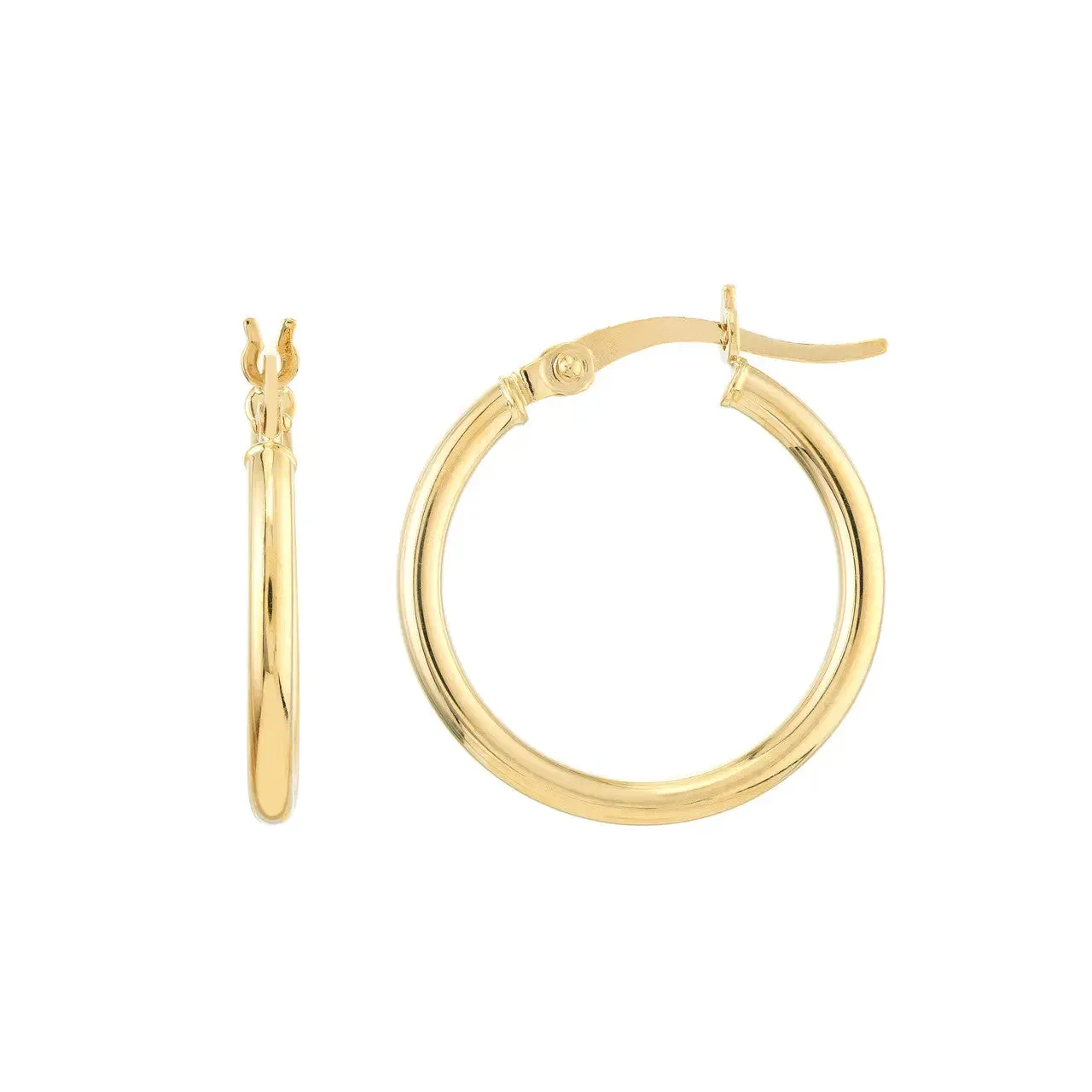 Polished Hoop Earrings