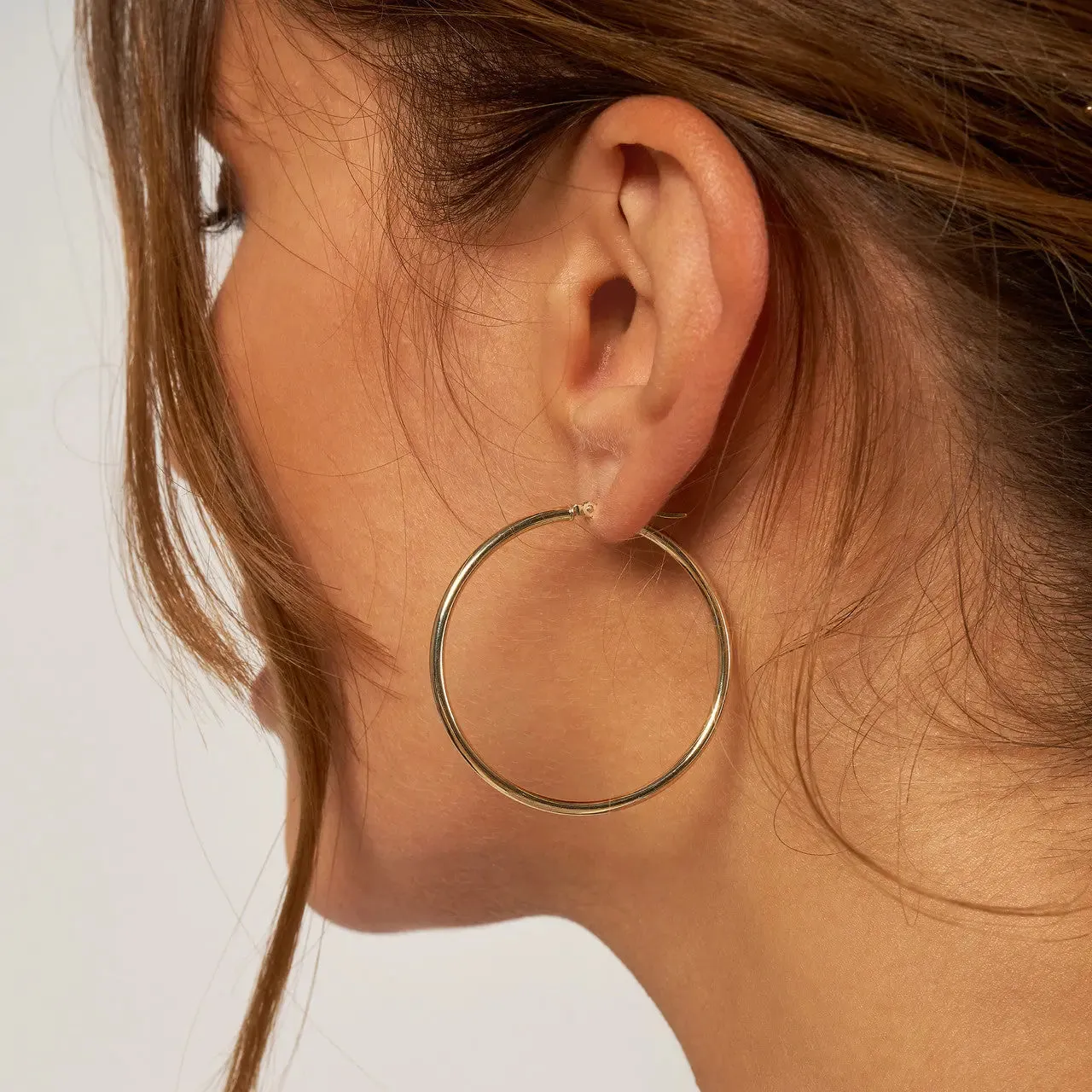 Polished Hoop Earrings