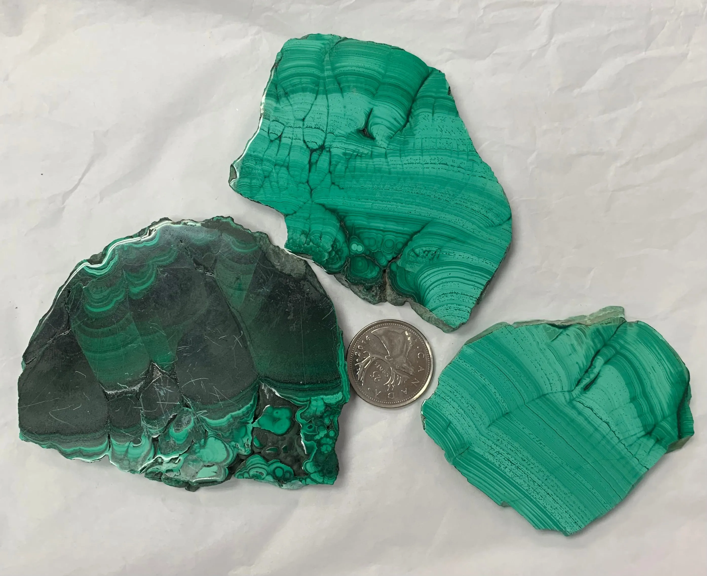 Polished Malachite Slab