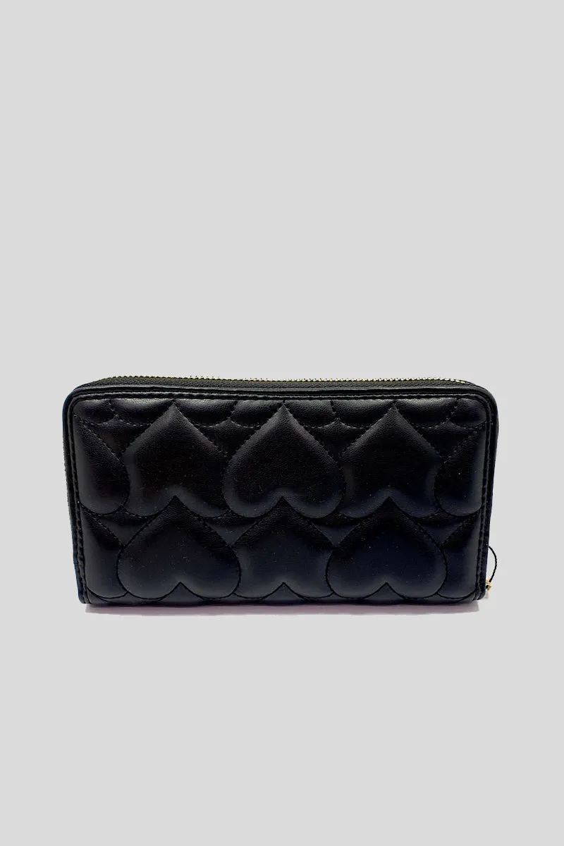 Portafogli Quilted Pu - Nero