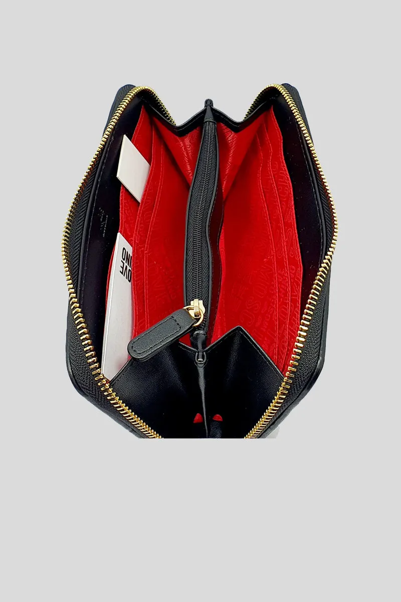 Portafogli Quilted Pu - Nero