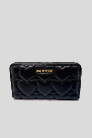 Portafogli Quilted Pu - Nero