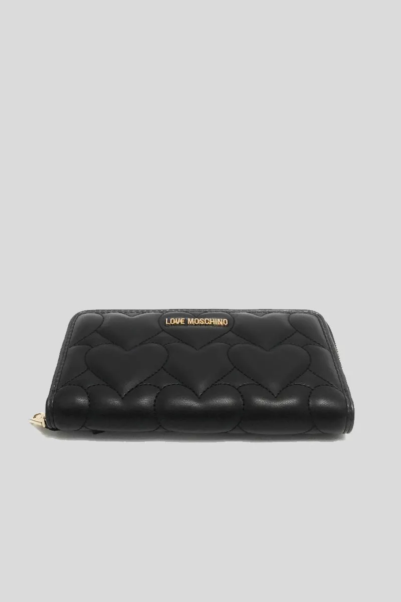 Portafogli Quilted Pu - Nero