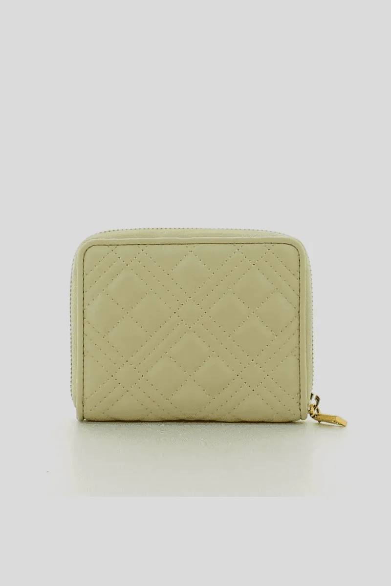 Portafoglio Quilted Pu - Avorio