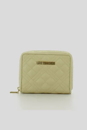 Portafoglio Quilted Pu - Avorio