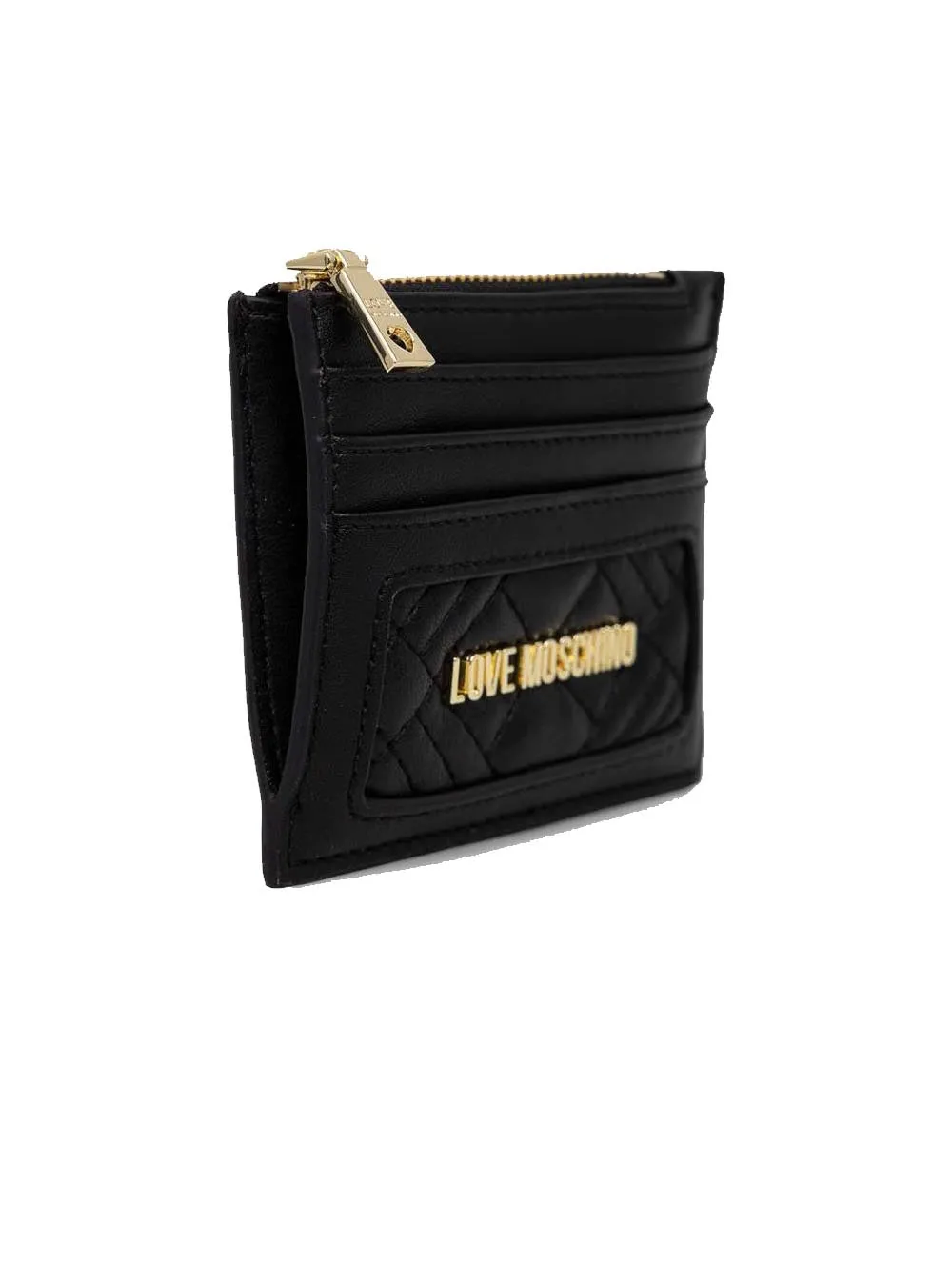 Portafoglio Quilted Pu - Nero