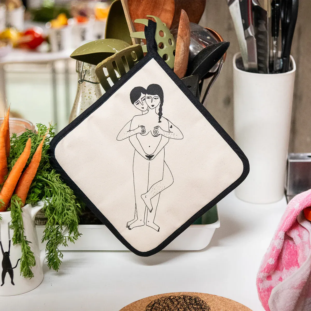 Pot Holder Faces Everywhere