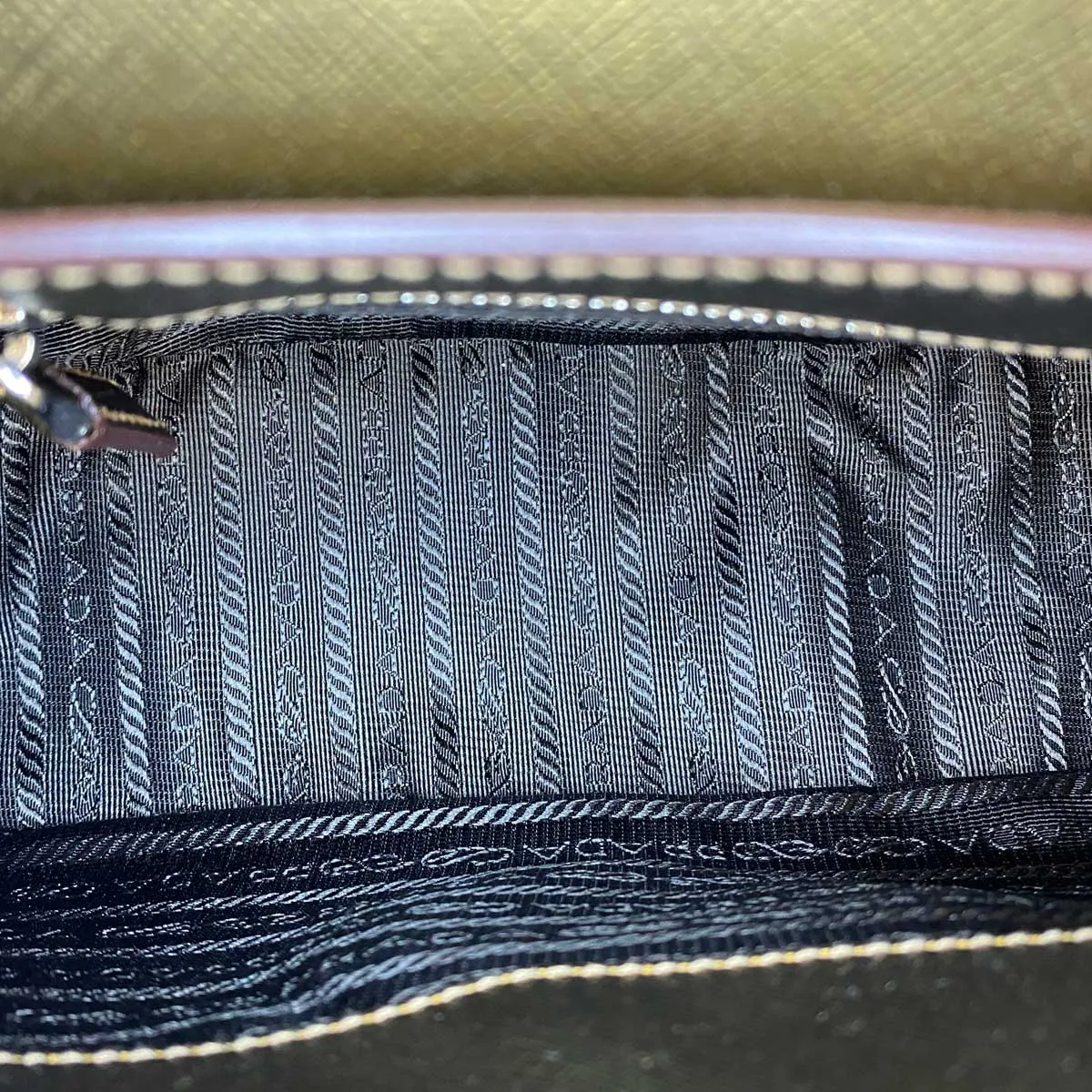 Prada Bronze Saffiano Lux 1 Shoulder Bag