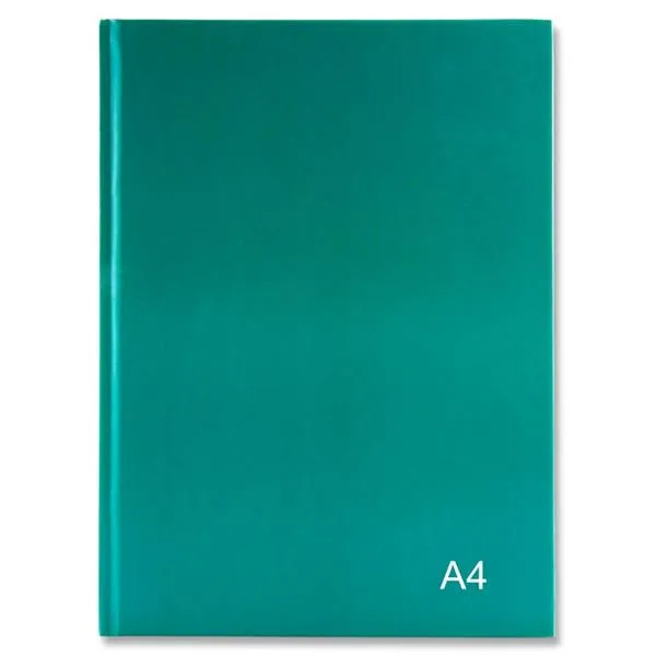 Premier A4 160pg Hardcover Notebook - Bold Assorted Pack 4