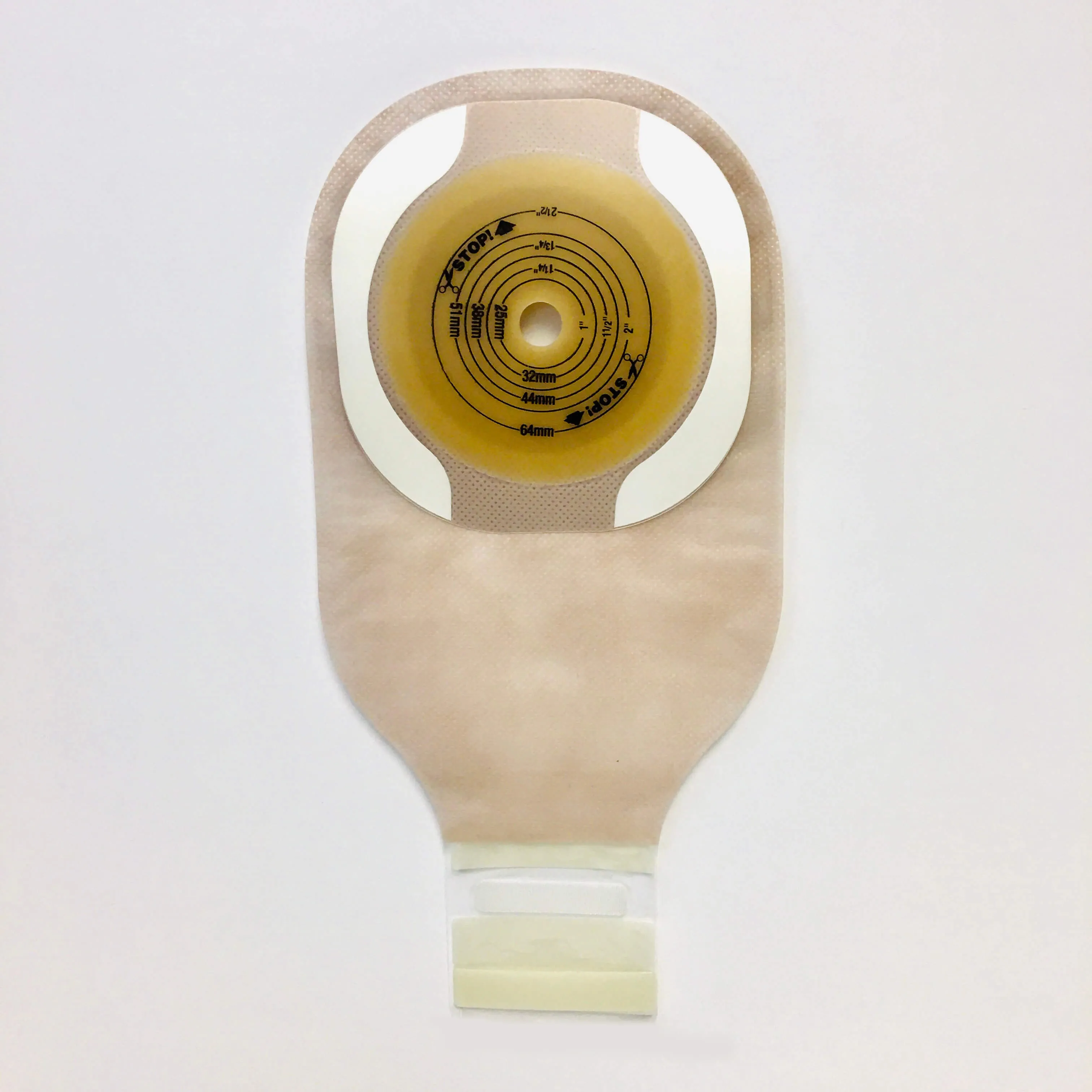 Premier One-Piece Drainable Ostomy Pouch with FlexWear Flat Barrier (Ultra Clear)