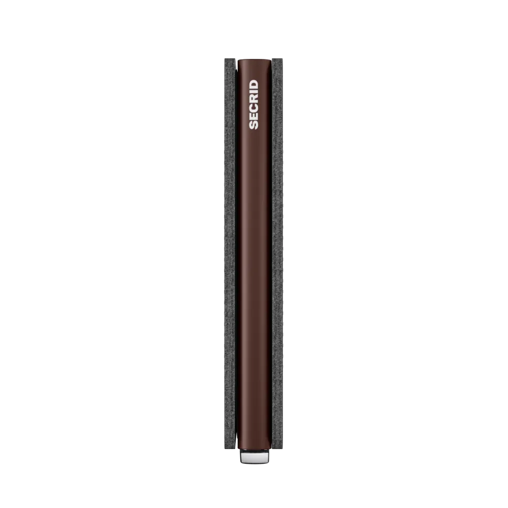 Premium Slimwallet  Dusk Dark Brown RFID Secure
